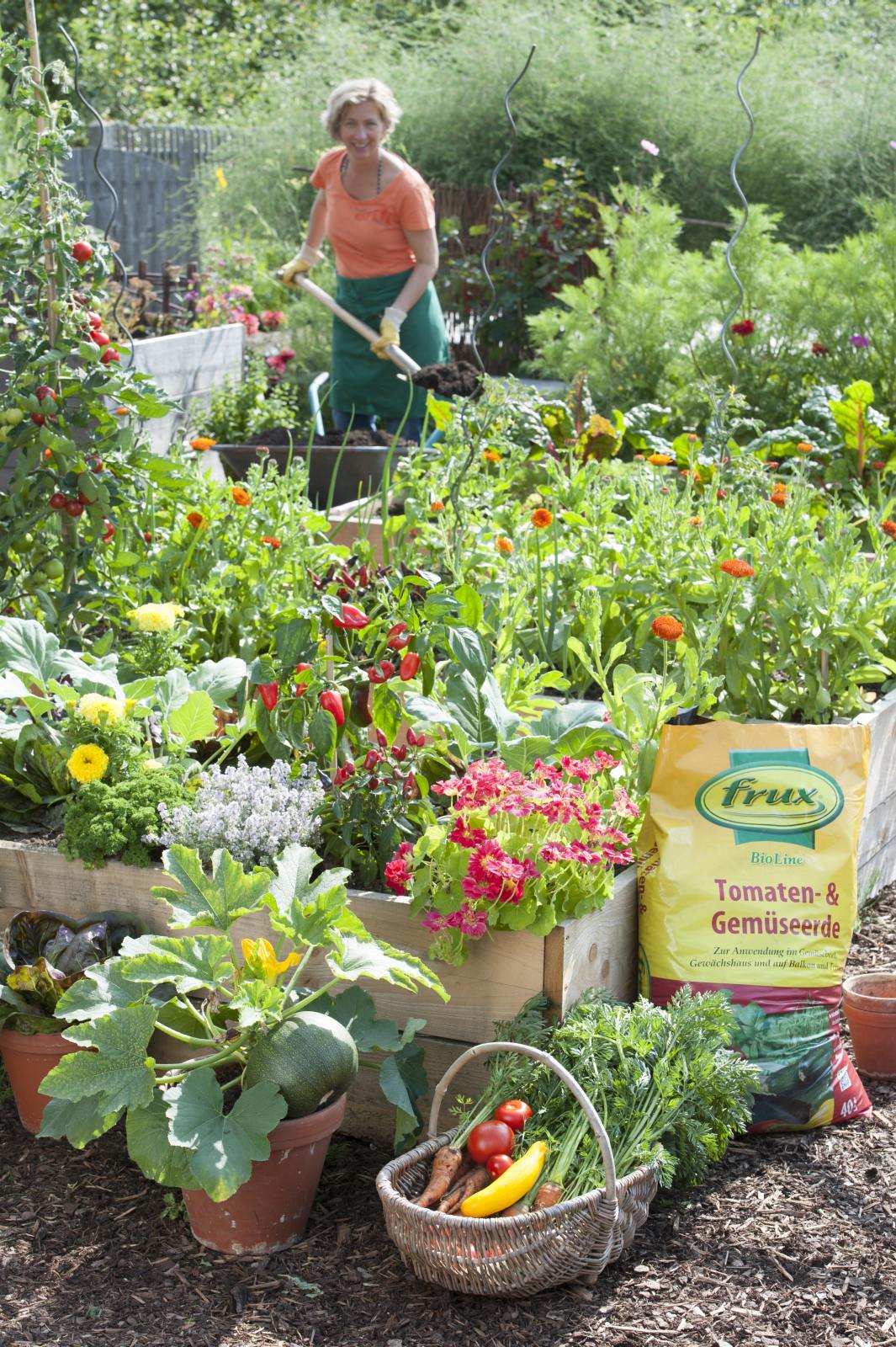 Pflanzen Tipps & Pflanzen Infos @ Pflanzen-Info-Portal.de | (c)frux Tomaten- & Gemseerde eignet sich fr Garten- und Hochbeete